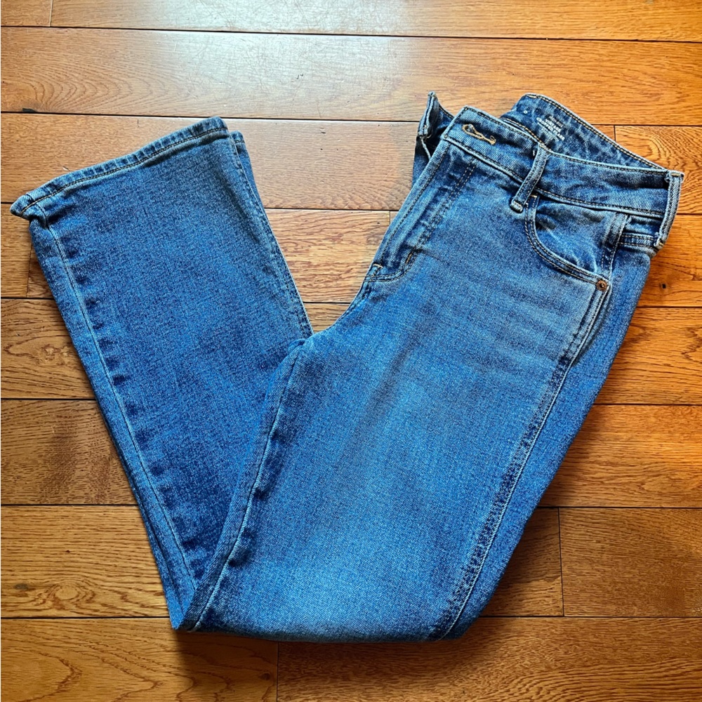 Old Navy Blue Flare & Wide Leg Jeans